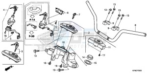 GLR1251WHH UK - (E) drawing HANDLE PIPE/ TOP BRIDGE