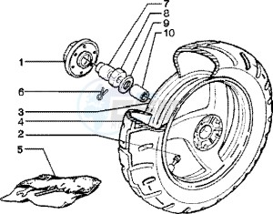 Skipper 150 4t drawing Rear Wheel