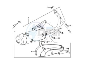 MIO 50 drawing EXHAUST