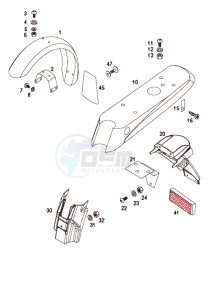 FLEXER_EX_45kmh_L1 50 L1 drawing Mudguards