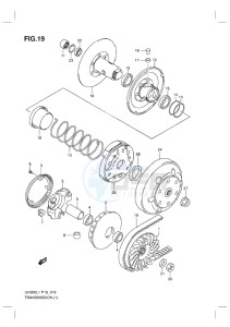 UH200G BURGMAN EU drawing TRANSMISSION (1)