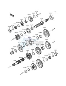 NINJA_ZX-6R ZX600REF FR GB XX (EU ME A(FRICA) drawing Transmission