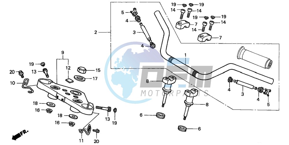 HANDLE PIPE/TOP BRIDGE (2)