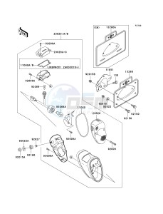 VN 800 C [VULCAN 800 DRIFTER] (C1 CAN ONLY-C2) [VULCAN 800 DRIFTER] drawing TAILLIGHT-- S- -