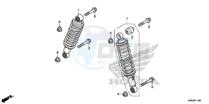 TRX500FM6H Europe Direct - (ED) drawing FRONT CUSHION