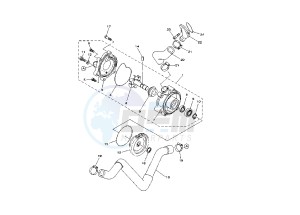 ATV 660 drawing WATER PUMP