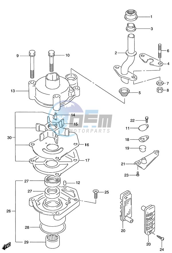 Water Pump (DT115S