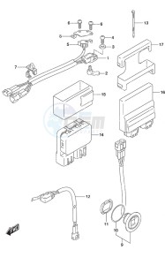 DF 200AS drawing PTT Switch/Engine Control Unit