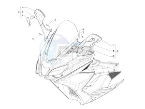 SRV 850 4t 8v e3 drawing Mirrors