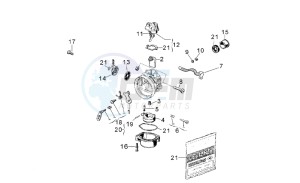 RX-SX 50 drawing Carburettor II