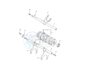 FZ1-NA 1000 drawing SHIFT CAM AND FORK