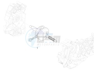 SUPER GTS 125 4T 3V IGET ABS E3 (APAC) drawing Crankshaft