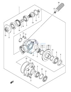 LT-F250 (E17) drawing FINAL BEVEL GEAR (NOTE)