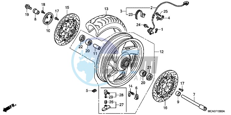 FRONT WHEEL