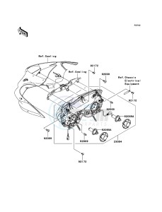 NINJA ZX-6R ZX636-C1H FR GB XX (EU ME A(FRICA) drawing Headlight(s)