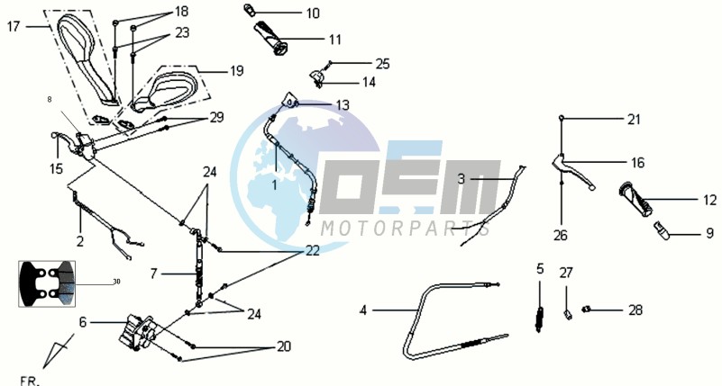 BRAKE CALIPER / BRAKE LEVER / MIRRORS