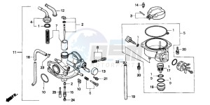 ST50 drawing CARBURETOR