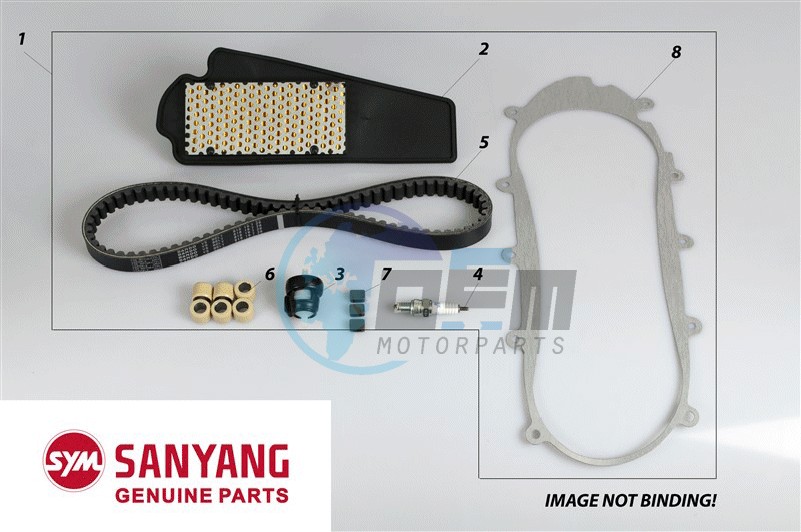 SERVICE KIT & PARTS JET 14 50