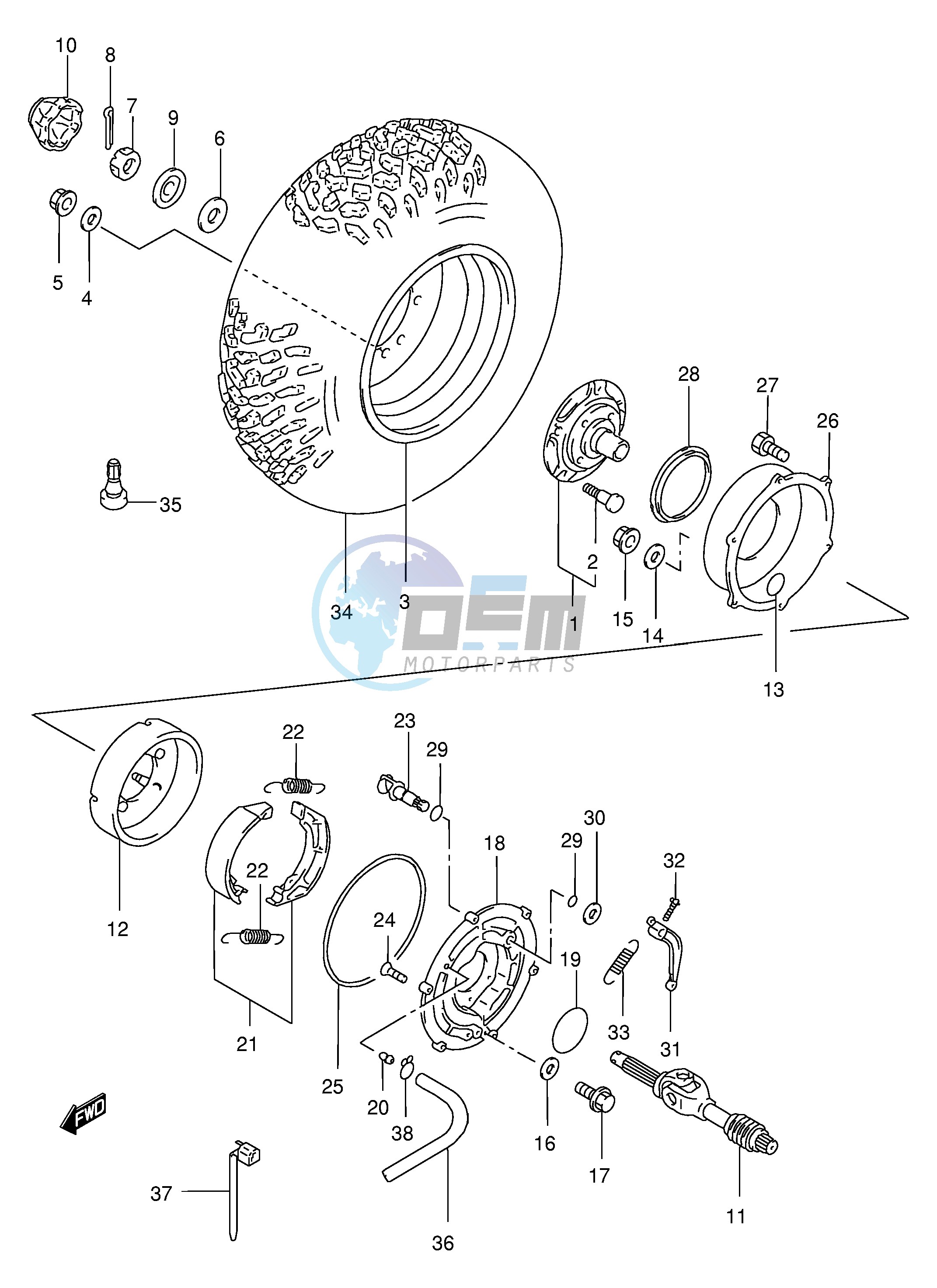 RIGHT REAR WHEEL