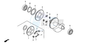 NX650 500 DOMINATOR drawing BALANCER