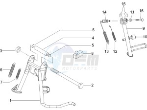 LXV 125 4T E3 drawing Stand