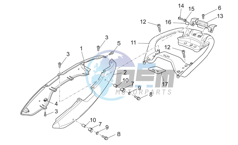 Rear body - Rear fairing