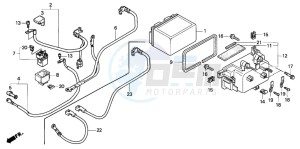 FJS600 SILVER WING drawing BATTERY