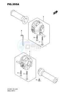 UH125 ABS BURGMAN EU drawing HANDLE SWITCH