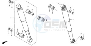 C90M drawing REAR CUSHION