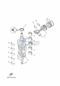 F150BETX drawing CRANKSHAFT--PISTON