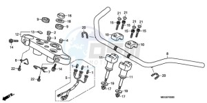 VT750CA9 Ireland - (EK / ST) drawing HANDLE PIPE/TOP BRIDGE