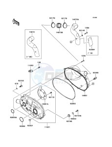 MULE_610_4X4 KAF400A9F EU drawing Converter Cover