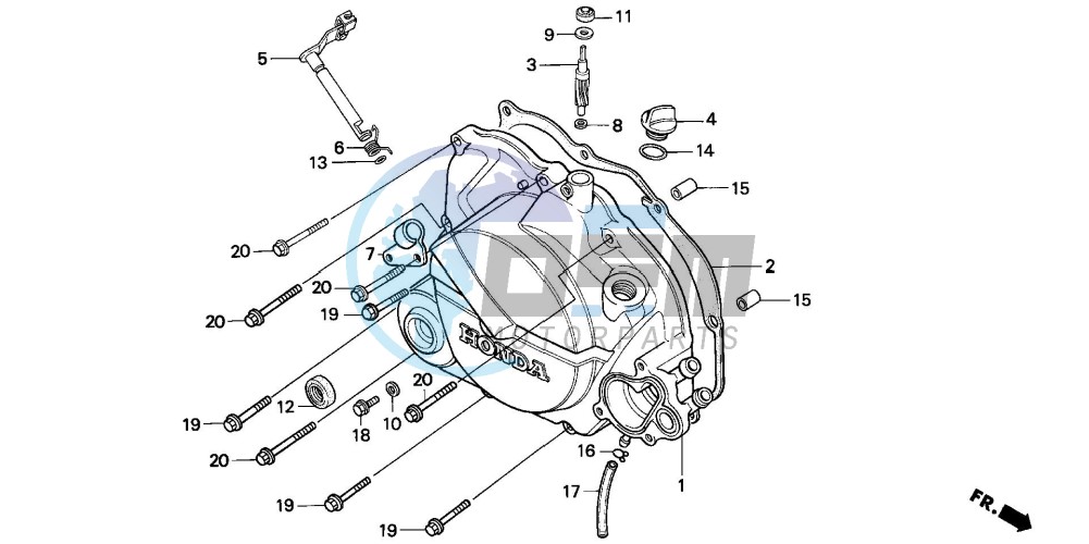 RIGHT CRANKCASE COVER