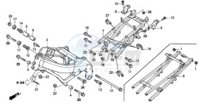 CBR600F drawing FRAME BODY