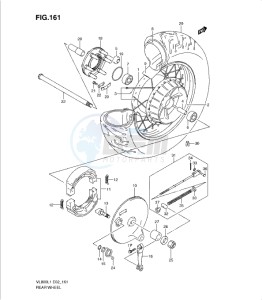 VL800 drawing REAR WHEEL (VL800L1 E2)