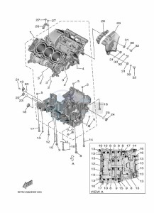 MT-09 MTN890 (B7N7) drawing CRANKCASE