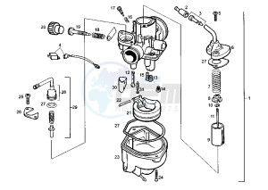 ATLANTIS - 100 cc drawing CARBURETOR