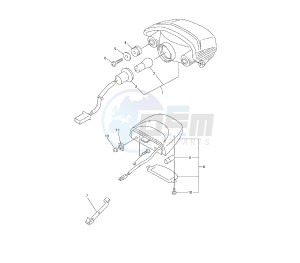 FZ6 FAZER S2 ABS 600 drawing TAILLIGHT