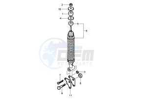 Fly 125 drawing Rear Damper