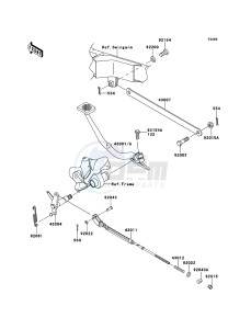 W800 EJ800ACFA GB XX (EU ME A(FRICA) drawing Brake Pedal