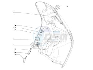 LX 125 4T 2V ie E3 Taiwan drawing Locks