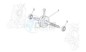 Scarabeo 50 4T E2 drawing Drive shaft