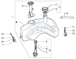 Granturismo 200 L U.S.A. drawing Tank