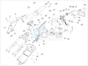 RSV4 1000 Racing Factory L.E. USA-CND (NAFTA) drawing Rear body