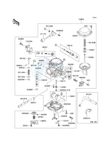 VN 1500 G [VULCAN 1500 NOMAD] (G1-G3) [VULCAN 1500 NOMAD] drawing CARBURETOR