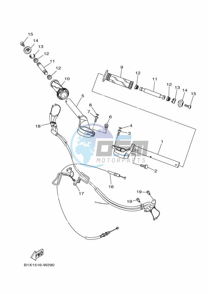 STEERING HANDLE & CABLE