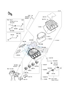 ZX 600 R [NINJA ZX-6R MONSTER ENERGY] (R9FA) R9FA drawing AIR CLEANER