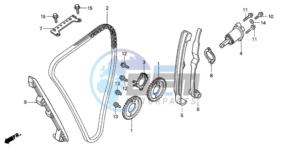 CAM CHAIN/TENSIONER