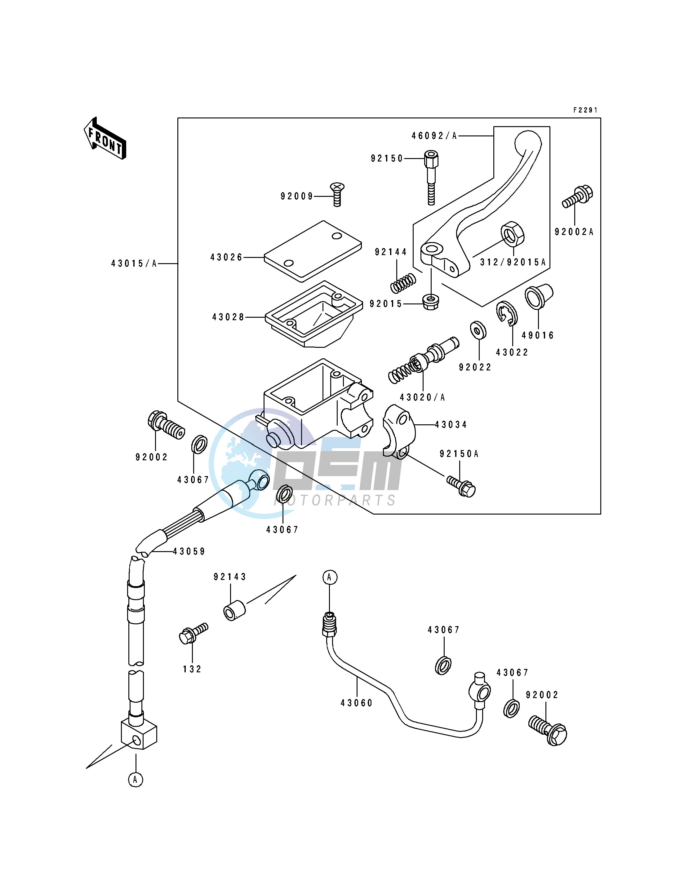 FRONT MASTER CYLINDER