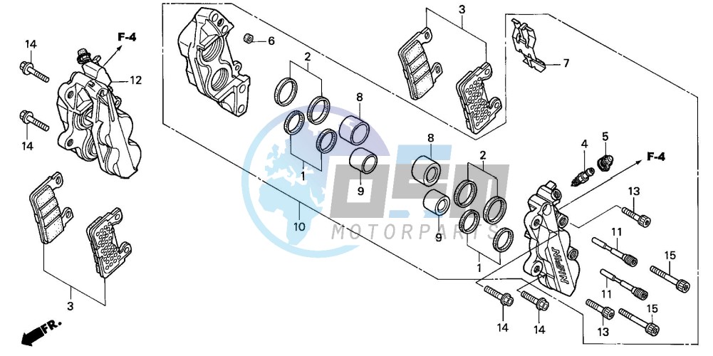 FRONT BRAKE CALIPER